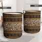 Cameroon Cheetah Toghu Pattern Laundry Basket