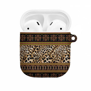Cameroon Cheetah Toghu Pattern AirPods Case