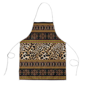 Cameroon Cheetah Toghu Pattern Apron