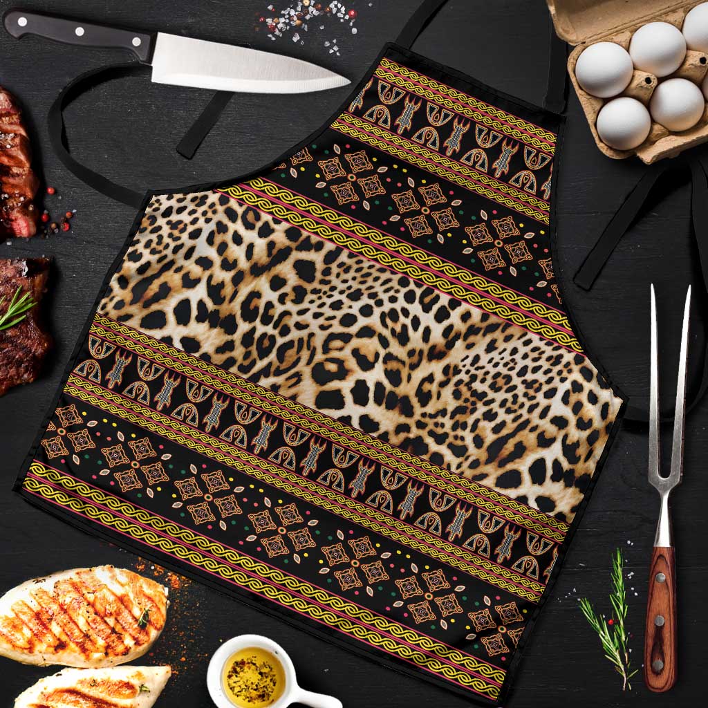 Cameroon Cheetah Toghu Pattern Apron
