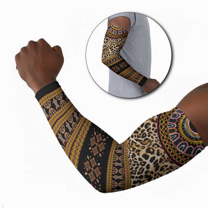 Cameroon Cheetah Toghu Pattern Arm Sleeves