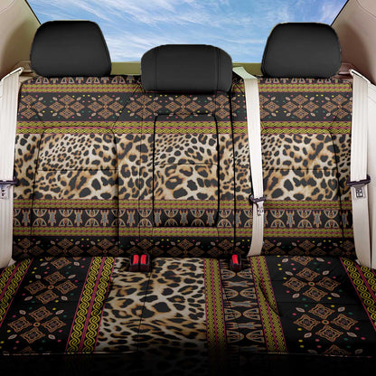 Cameroon Cheetah Toghu Pattern Back Car Seat Cover
