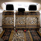 Cameroon Cheetah Toghu Pattern Back Car Seat Cover