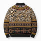 Cameroon Cheetah Toghu Pattern Bomber Puffer Jacket