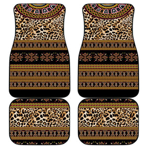 Cameroon Cheetah Toghu Pattern Car Mats