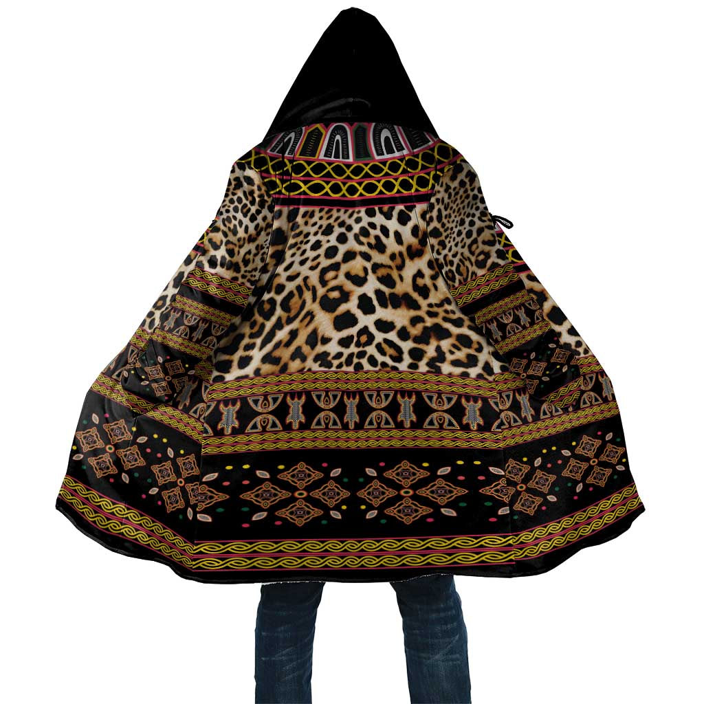 Cameroon Cheetah Toghu Pattern Cloak