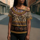 Cameroon Cheetah Toghu Pattern Cross Shoulder Shirt