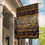 Cameroon Cheetah Toghu Pattern Garden Flag