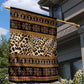 Cameroon Cheetah Toghu Pattern Garden Flag