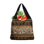 Cameroon Cheetah Toghu Pattern Grocery Bag