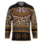 Cameroon Cheetah Toghu Pattern Hockey Jersey