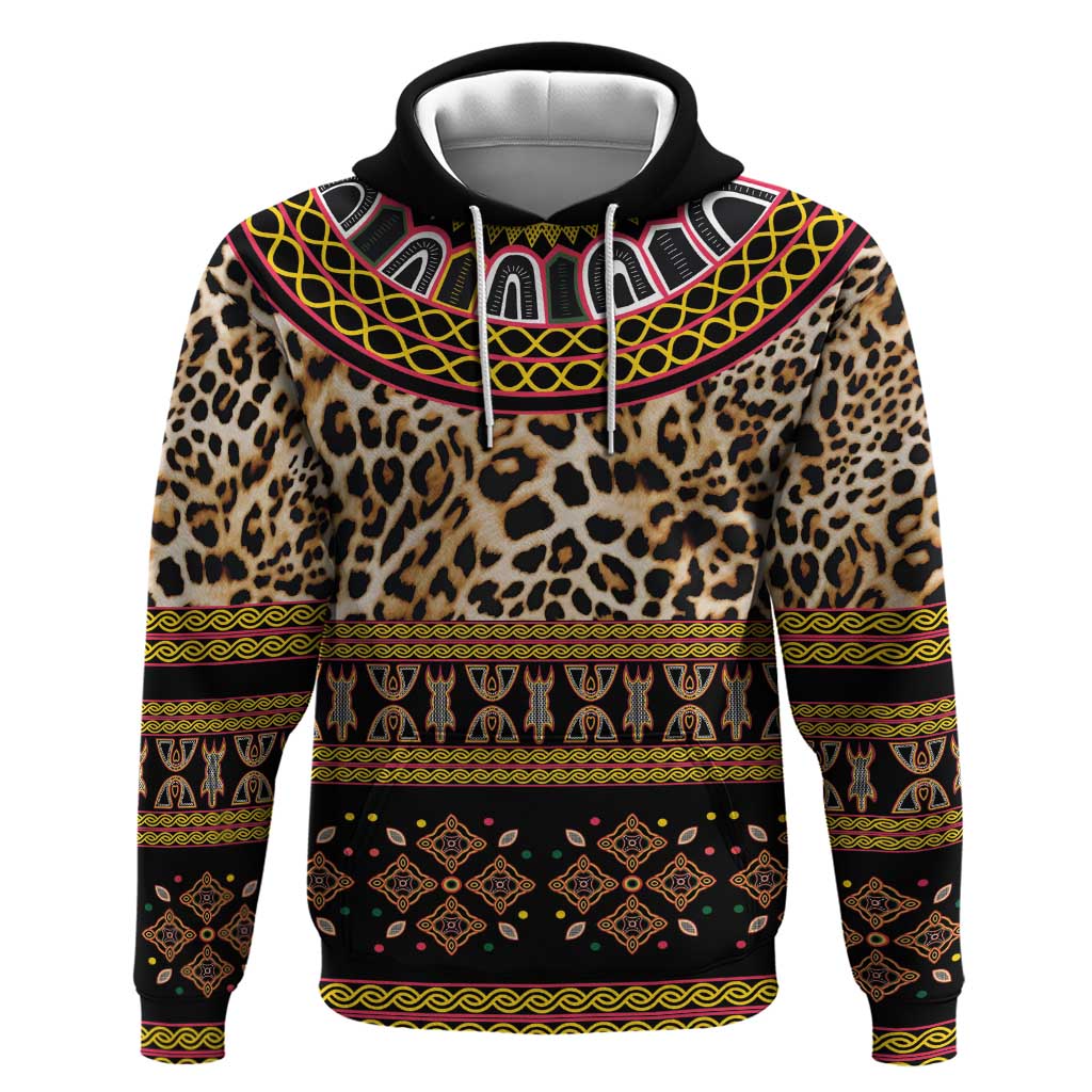 Cameroon Cheetah Toghu Pattern Hoodie