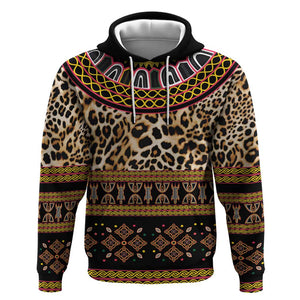 Cameroon Cheetah Toghu Pattern Hoodie