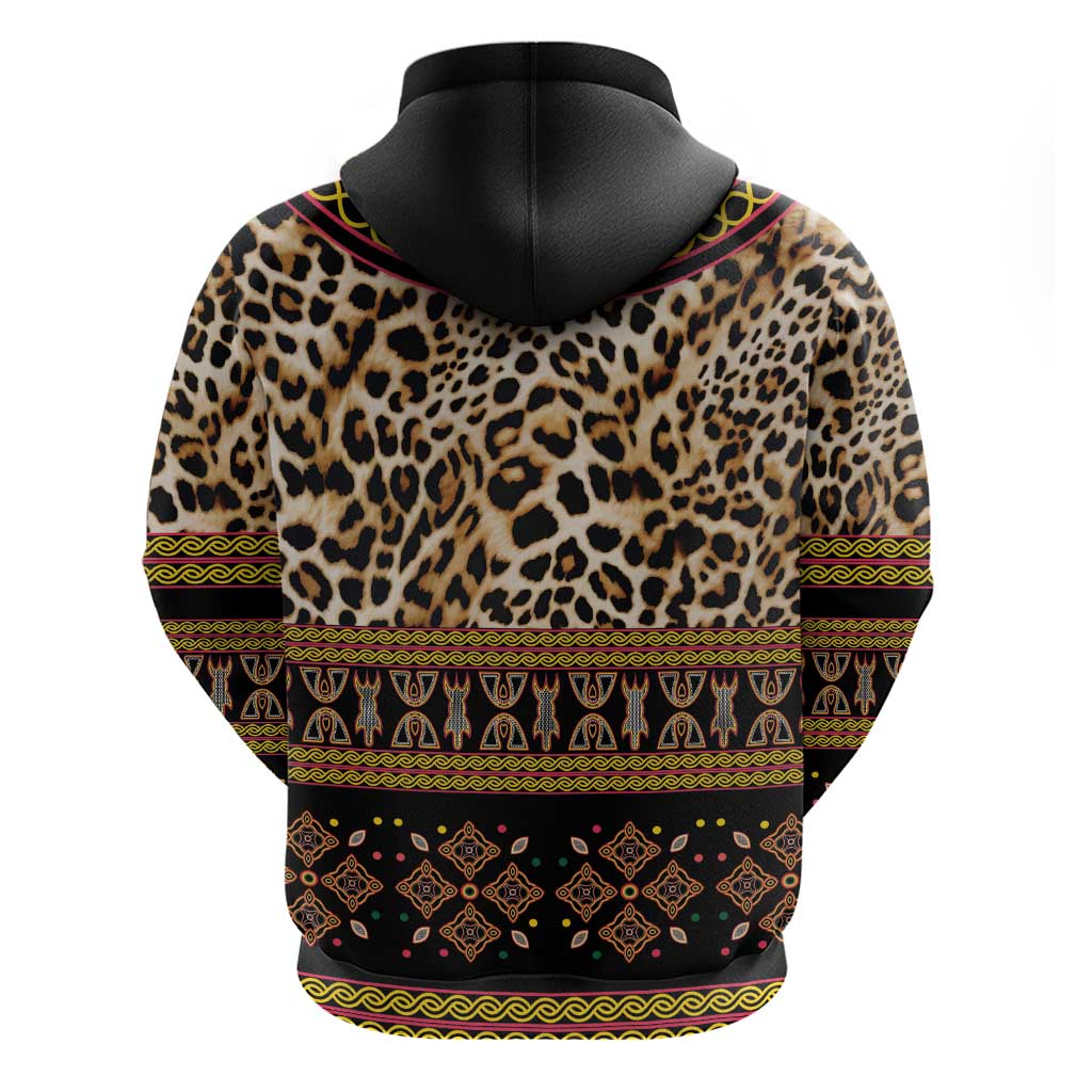 Cameroon Cheetah Toghu Pattern Hoodie