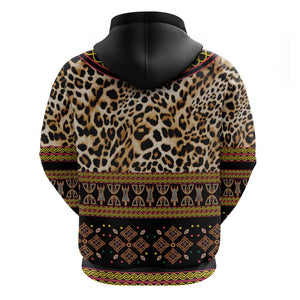 Cameroon Cheetah Toghu Pattern Hoodie