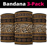 Cameroon Cheetah Toghu Pattern Neck Gaiter
