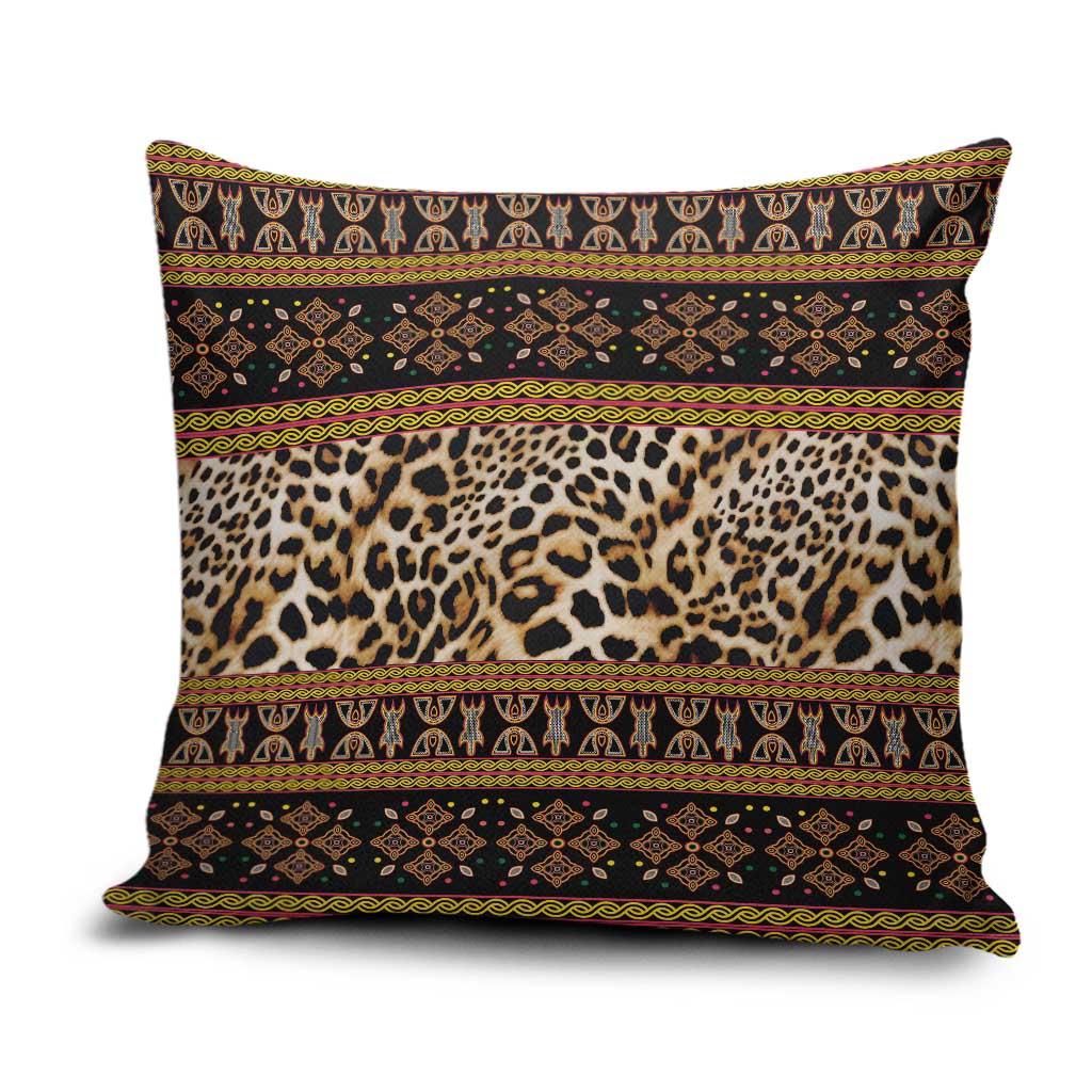 Cameroon Cheetah Toghu Pattern Pillow Cover