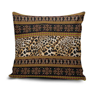 Cameroon Cheetah Toghu Pattern Pillow Cover