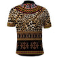 Cameroon Cheetah Toghu Pattern Polo Shirt