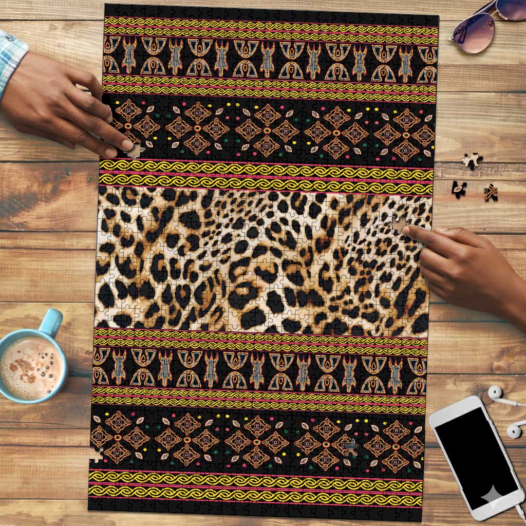 Cameroon Cheetah Toghu Pattern Puzzle