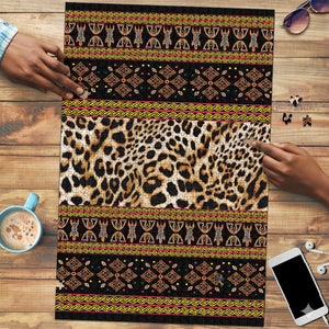 Cameroon Cheetah Toghu Pattern Puzzle