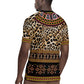 Cameroon Cheetah Toghu Pattern Rugby Jersey
