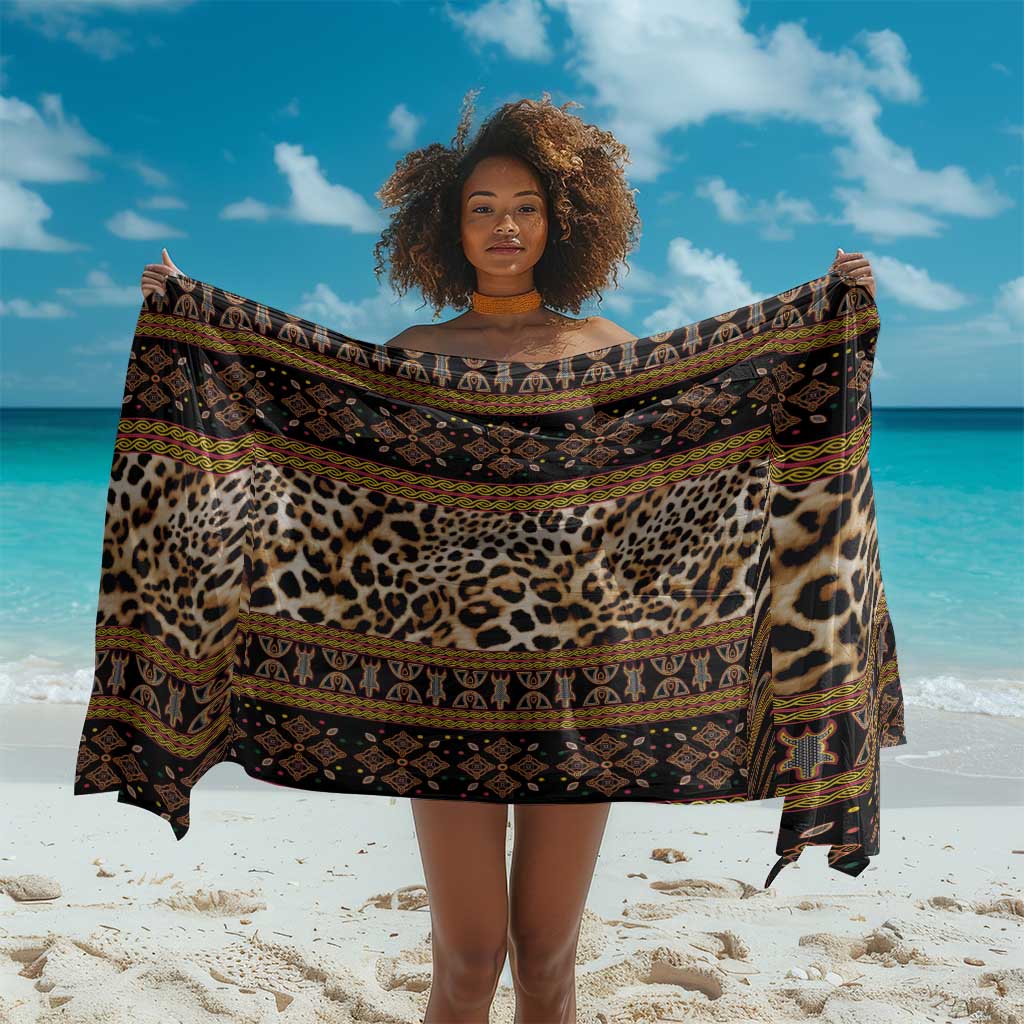 Cameroon Cheetah Toghu Pattern Sarong