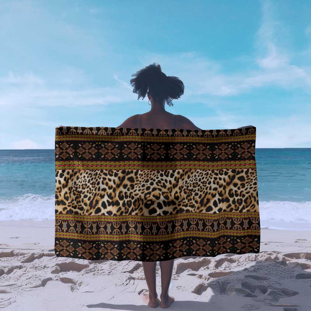 Cameroon Cheetah Toghu Pattern Sarong