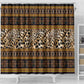 Cameroon Cheetah Toghu Pattern Shower Curtain