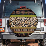 Cameroon Cheetah Toghu Pattern Spare Tire Cover