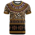 Cameroon Cheetah Toghu Pattern T shirt