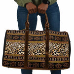 Cameroon Cheetah Toghu Pattern Travel Bag