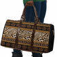 Cameroon Cheetah Toghu Pattern Travel Bag