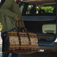 Cameroon Cheetah Toghu Pattern Travel Bag