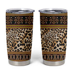 Cameroon Cheetah Toghu Pattern Tumbler Cup