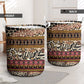 Cameroon Toghu Laundry Basket Wild Animal Skins Seamless Pattern