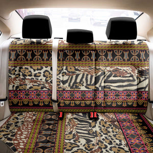 Cameroon Toghu Back Car Seat Cover Wild Animal Skins Seamless Pattern