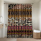 Cameroon Toghu Bathroom Set Wild Animal Skins Seamless Pattern