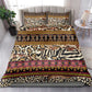 Cameroon Toghu Bedding Set Wild Animal Skins Seamless Pattern