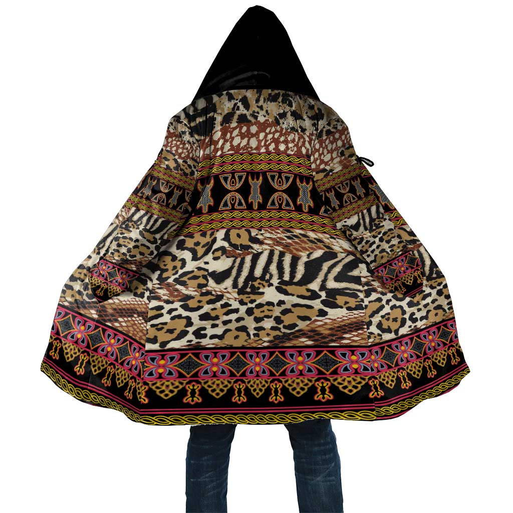 Cameroon Toghu Cloak Wild Animal Skins Seamless Pattern