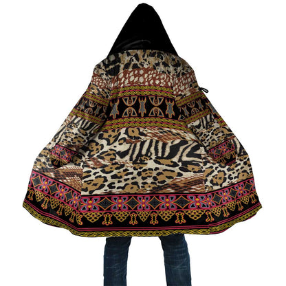 Cameroon Toghu Cloak Wild Animal Skins Seamless Pattern