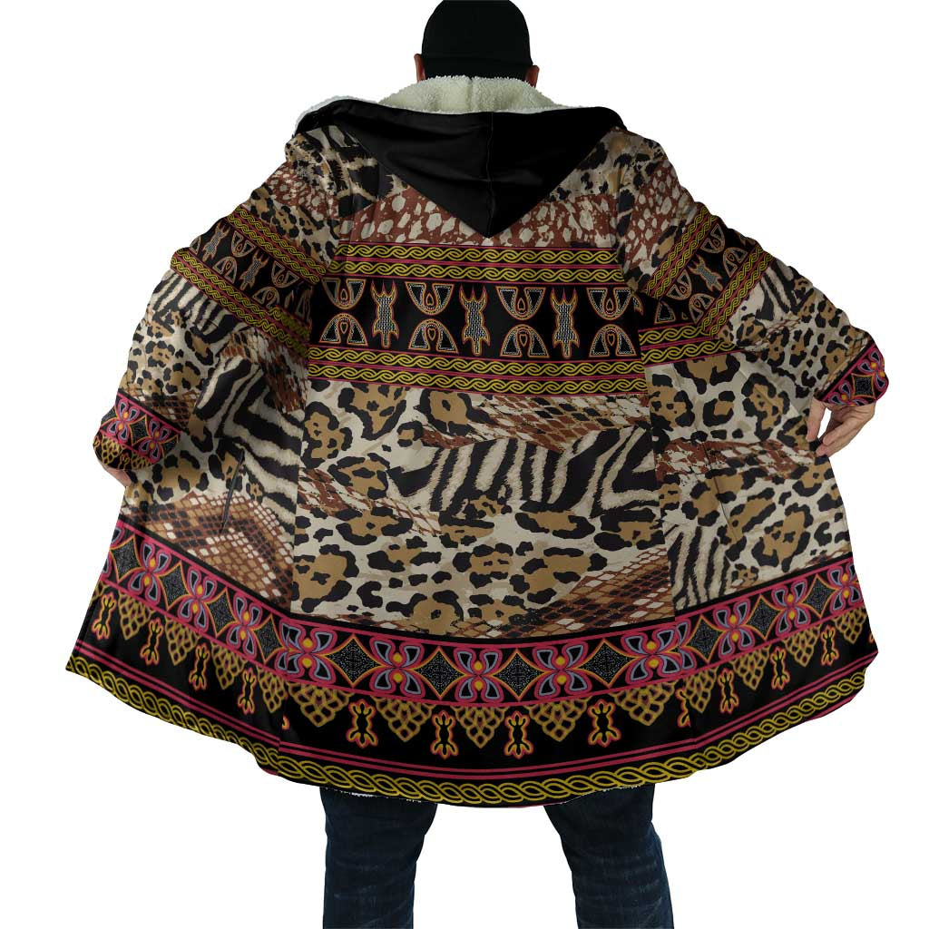 Cameroon Toghu Cloak Wild Animal Skins Seamless Pattern