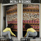 Cameroon Toghu Door Cover Wild Animal Skins Seamless Pattern