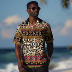 Cameroon Toghu Hawaiian Shirt Wild Animal Skins Seamless Pattern