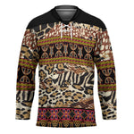 Cameroon Toghu Hockey Jersey Wild Animal Skins Seamless Pattern