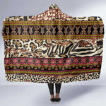 Cameroon Toghu Hooded Blanket Wild Animal Skins Seamless Pattern