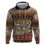 Cameroon Toghu Hoodie Wild Animal Skins Seamless Pattern