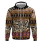 Cameroon Toghu Hoodie Wild Animal Skins Seamless Pattern