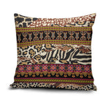 Cameroon Toghu Pillow Cover Wild Animal Skins Seamless Pattern
