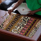 Cameroon Toghu Puzzle Wild Animal Skins Seamless Pattern